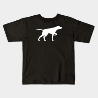 Pointer Dog Breed Silhouette Kids T-Shirt